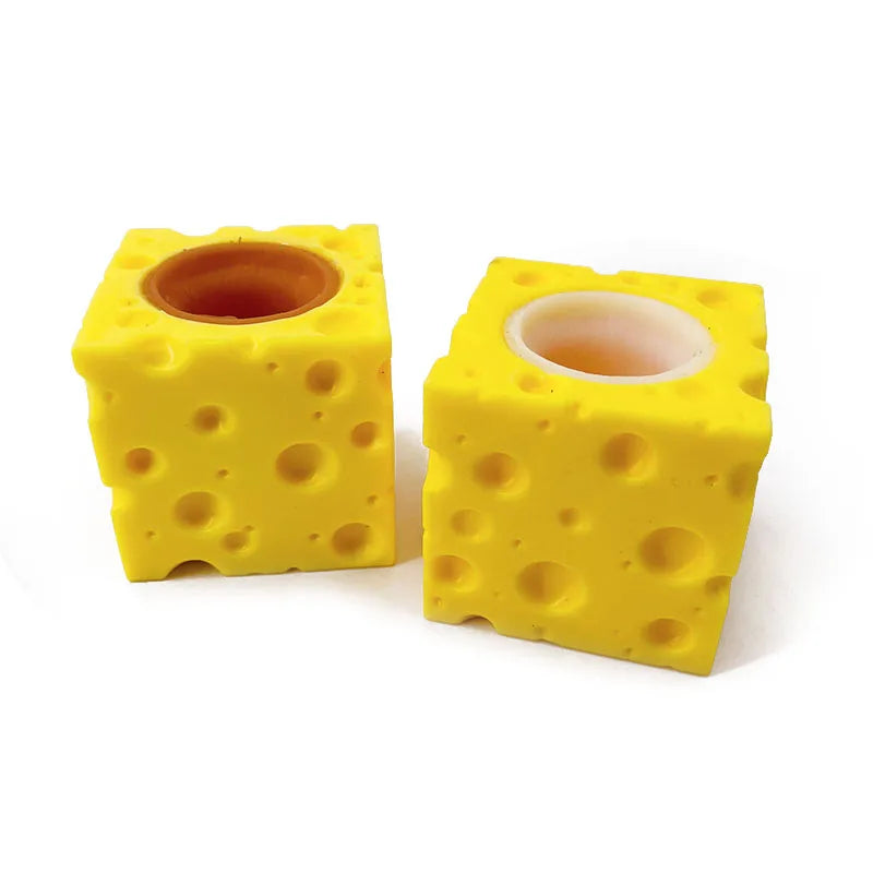 Stress-Relieving Squirrel Cup Prank Toy and Fidget Stress Ball for Pets
